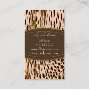 Cartes de visite d'impression de Cheetah