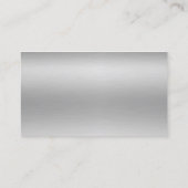 Cartes de visite d'impression en aluminium brossé (Dos)