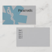 Cartes de visite d'infirmier (Devant / Derrière)