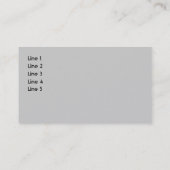 Cartes de visite d'infirmier (Dos)