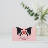 Cartes de visite d'infirmière (Debout devant)