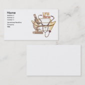Cartes de visite d'infirmière LVN (Devant / Derrière)