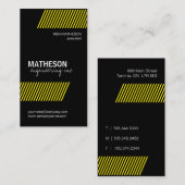 Cartes de visite d'ingénierie (Devant / Derrière)