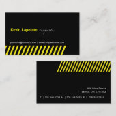 Cartes de visite d'ingénieur (Devant / Derrière)