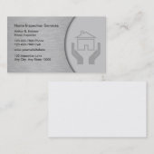 Cartes de visite d'inspection de maison (Devant / Derrière)