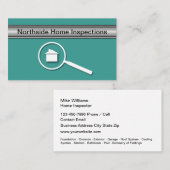 Cartes de visite d'inspection professionnelle à do (Devant / Derrière)