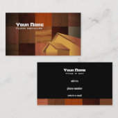 Cartes de visite d'installateur de plancher (Devant / Derrière)