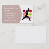 Cartes de visite d'instructeur de forme physique (Devant / Derrière)