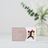 Cartes de visite d'instructeur de forme physique (Debout devant)