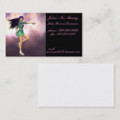 Cartes de visite d'instructeur de patinage de (Devant / Derrière)