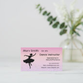 Cartes de visite d'instructeur de professeur/de (Debout devant)