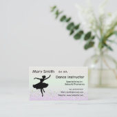 Cartes de visite d'instructeur de professeur/de (Debout devant)