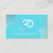 Cartes de visite d'instructeur de yoga (Devant)