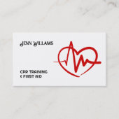 Cartes de visite d'instructeur RCR professionnel a (Devant)