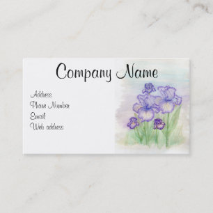 Cartes de visite d'iris