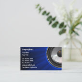 Cartes de visite DJ (Debout devant)