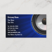 Cartes de visite DJ (Devant)