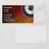Cartes de visite DJ (Devant / Derrière)
