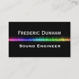 Cartes de visite DJ Ingénieur du son Musique Arc-e