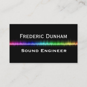Cartes de visite DJ Ingénieur du son Musique Arc-e