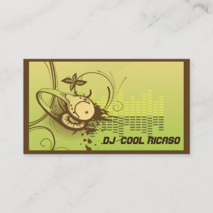Cartes de visite DJ/musique