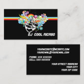 Cartes de visite DJ/musique (Devant / Derrière)