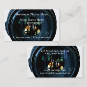 Cartes de visite d'objectif de caméra de (Devant / Derrière)