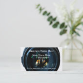 Cartes de visite d'objectif de caméra de (Debout devant)