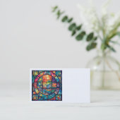 Cartes de visite d'oeuvres d'art en verre peint (Debout devant)