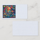 Cartes de visite d'oeuvres d'art en verre peint (Devant / Derrière)