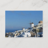 Cartes de visite d'Oia Santorini (Dos)