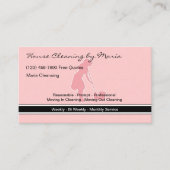 Cartes de visite domestiques (Devant)