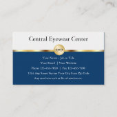 Cartes de visite d'opticien (Devant)