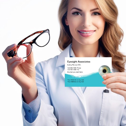Cartes de visite d'optométriste