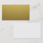Cartes de visite d'or (Devant / Derrière)
