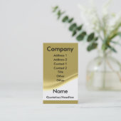 Cartes de visite d'or (Debout devant)
