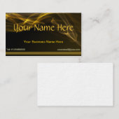 Cartes de visite d'or (Devant / Derrière)