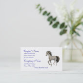Cartes de visite d'or de licorne (Debout devant)