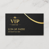 Cartes de visite d'or noir (Dos)