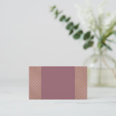 Cartes de visite d'or rose (Debout devant)