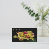 Cartes de visite d'orchidée de Cattleya (Debout devant)