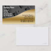 Cartes de visite d'ordinateur (Devant / Derrière)