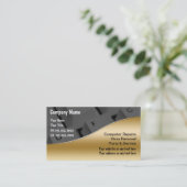 Cartes de visite d'ordinateur (Debout devant)