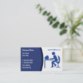 Cartes de visite d'ordinateurs (Debout devant)