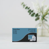 Cartes de visite d'ordinateurs (Debout devant)