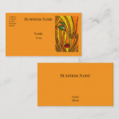 Cartes de visite dorées (Devant / Derrière)