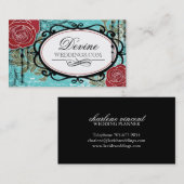 Cartes de visite d'organisateur (Devant / Derrière)