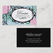 Cartes de visite d'organisateur (Devant / Derrière)