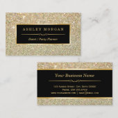 Cartes de visite d'organiseur de mariage - Effet s (Devant / Derrière)