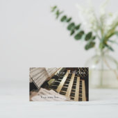 Cartes de visite d'organiste (Debout devant)